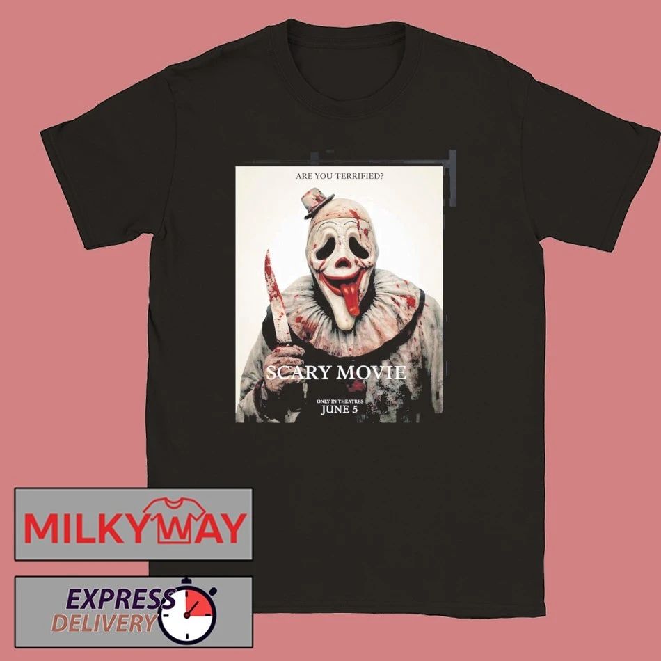 Scary Movie 6 Funny Art the Clown Are You Terrified Variant T-Shirt