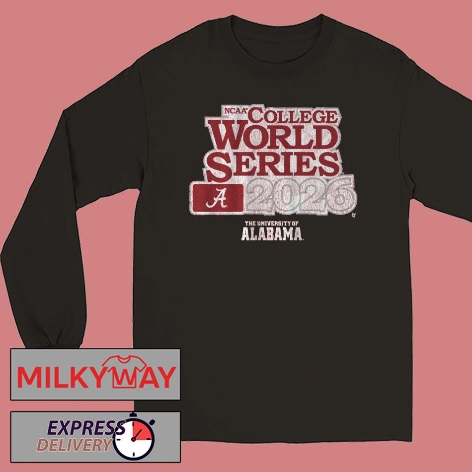 Alabama Baseball 2026 College World Series Shirt