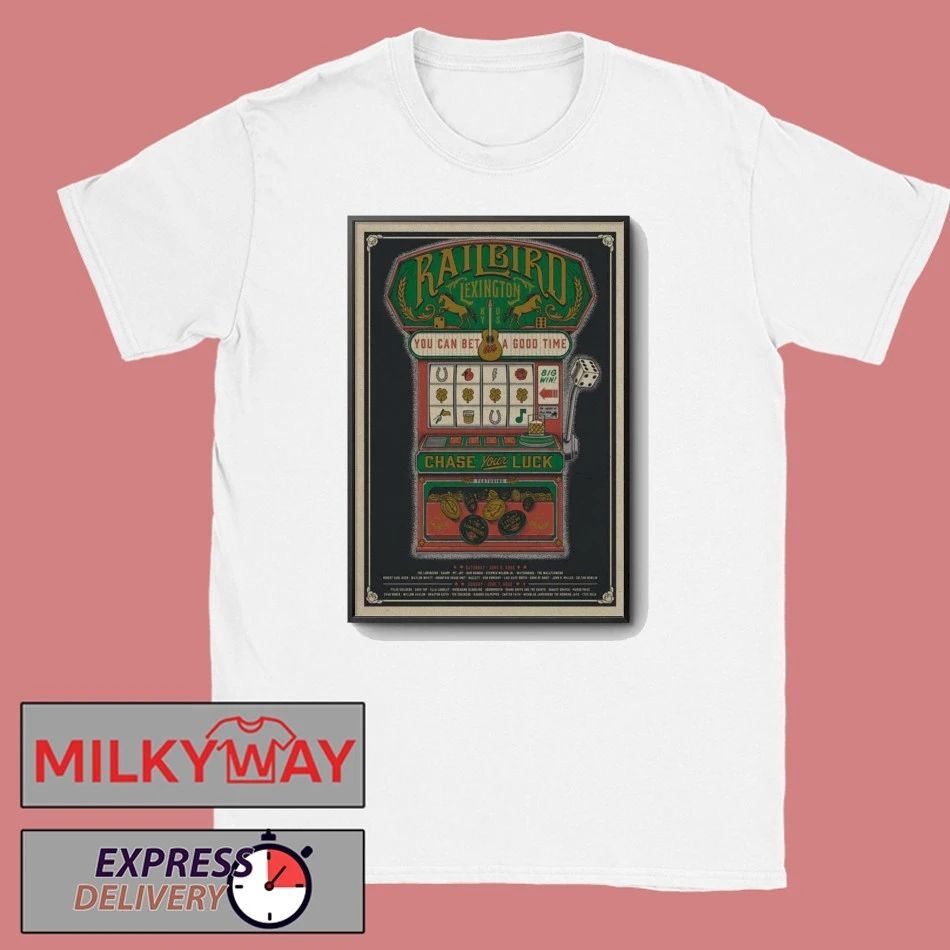Limited 2026 Railbird Music Festival Lexington Poster TOUR shirt