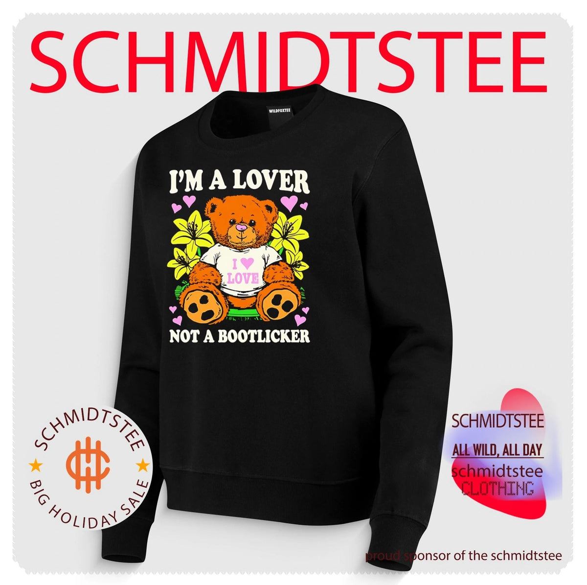 I’m a lover not a bootlicker Bear shirt