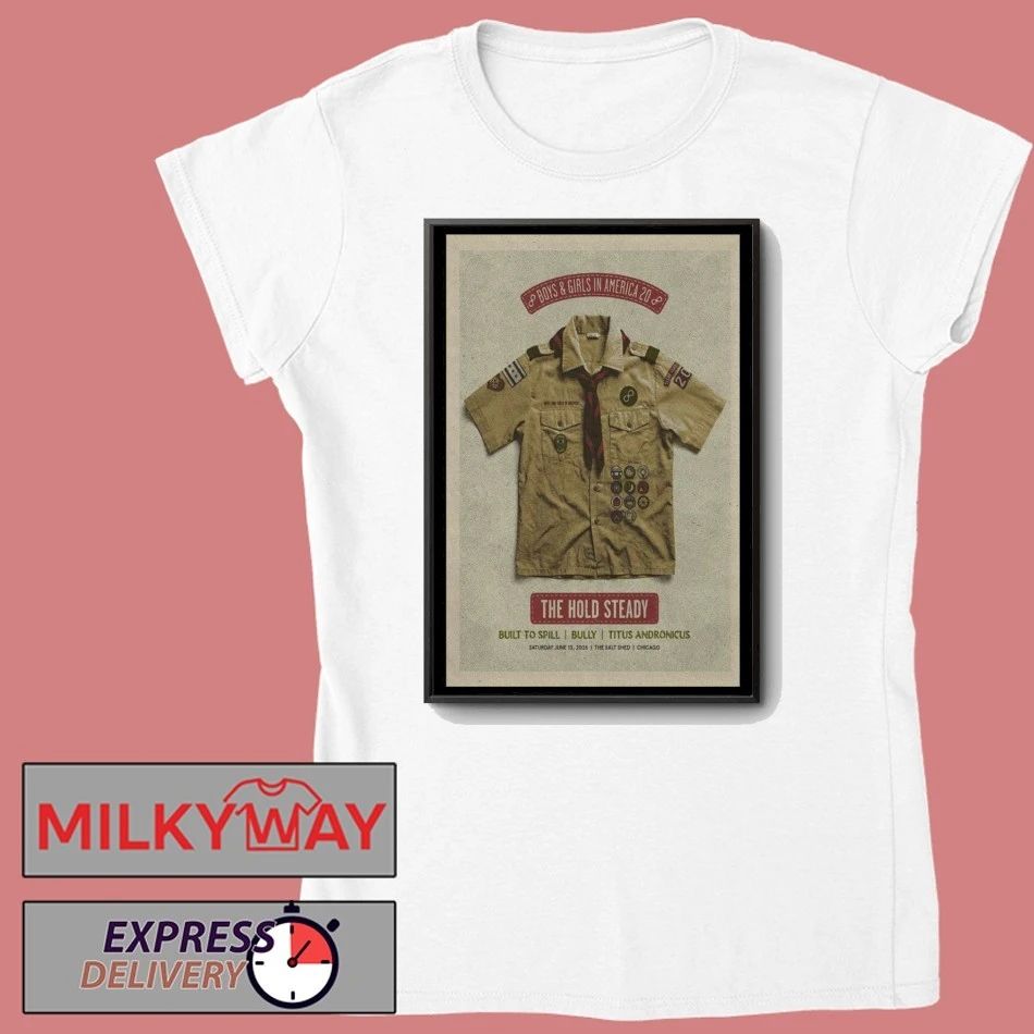 The Hold Steady Tour The Salt Shed Outdoors in Chicago, Illinois June 13 2026 Poster shirt