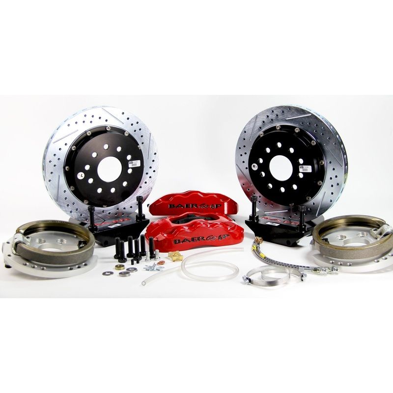 Baer Brakes 14″ Pro+ Rear Brake Kit, Black, SDZ