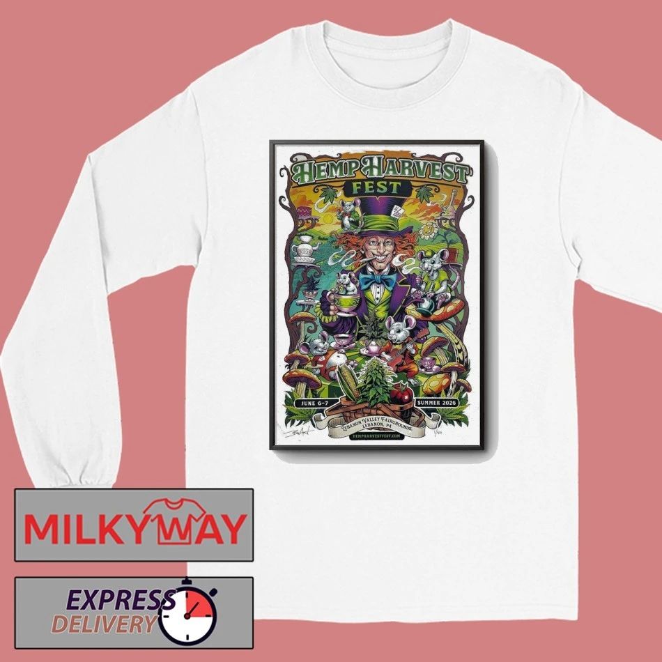 Hemp Harvest Festival in Lebanon, PA June 6-7, 2026 Poster shirt
