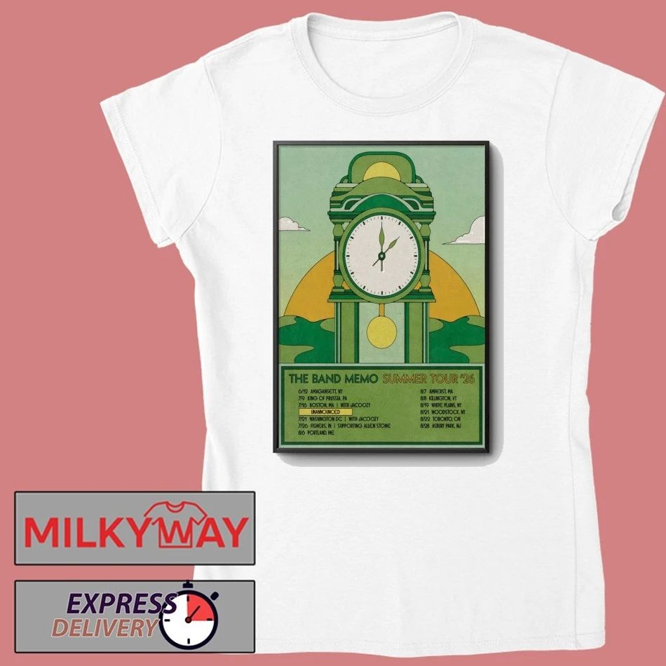 The Band Memo Summer Tour 26 Poster shirt