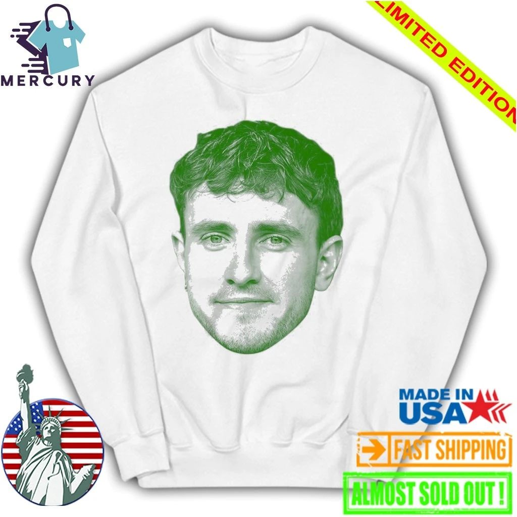 Paul Mescal Irish Baby Tee St Patrick’s Day Lucky 4 Leaf Clover Shirt