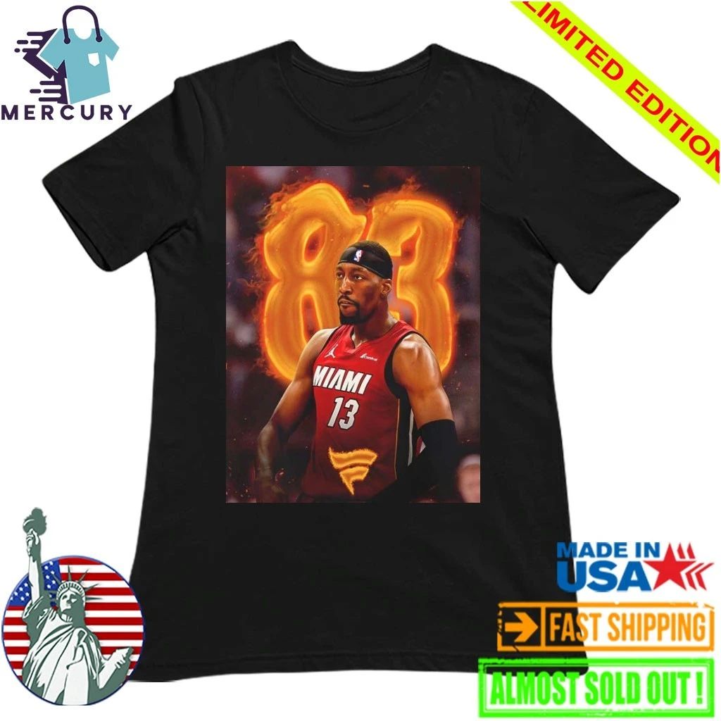 Bam Adebayo 83 Points 2nd Most Point In NBA Shirt