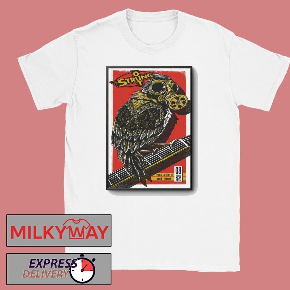 Strung Out February 8 2026 At Capital Music By Relevent Show Poster shirt