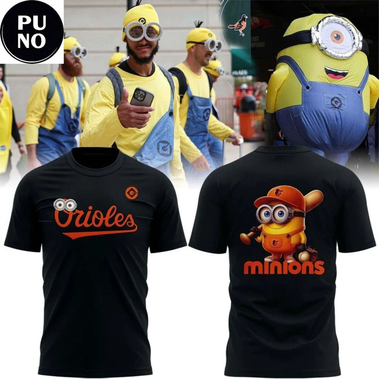 Baltimore Orioles x Minions Night 2026 Shirt