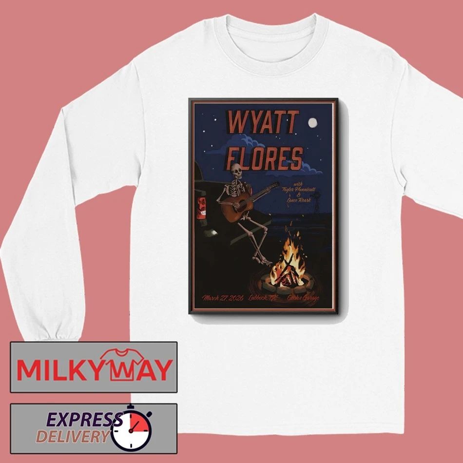 Wyatt Flores March 27 2026 In Lubbock TX Poster shirt