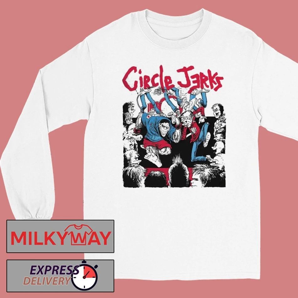 Circle Jerks Japan Tour 2026 Merch X Gorilla Biscuits Two Sided T-Shirt