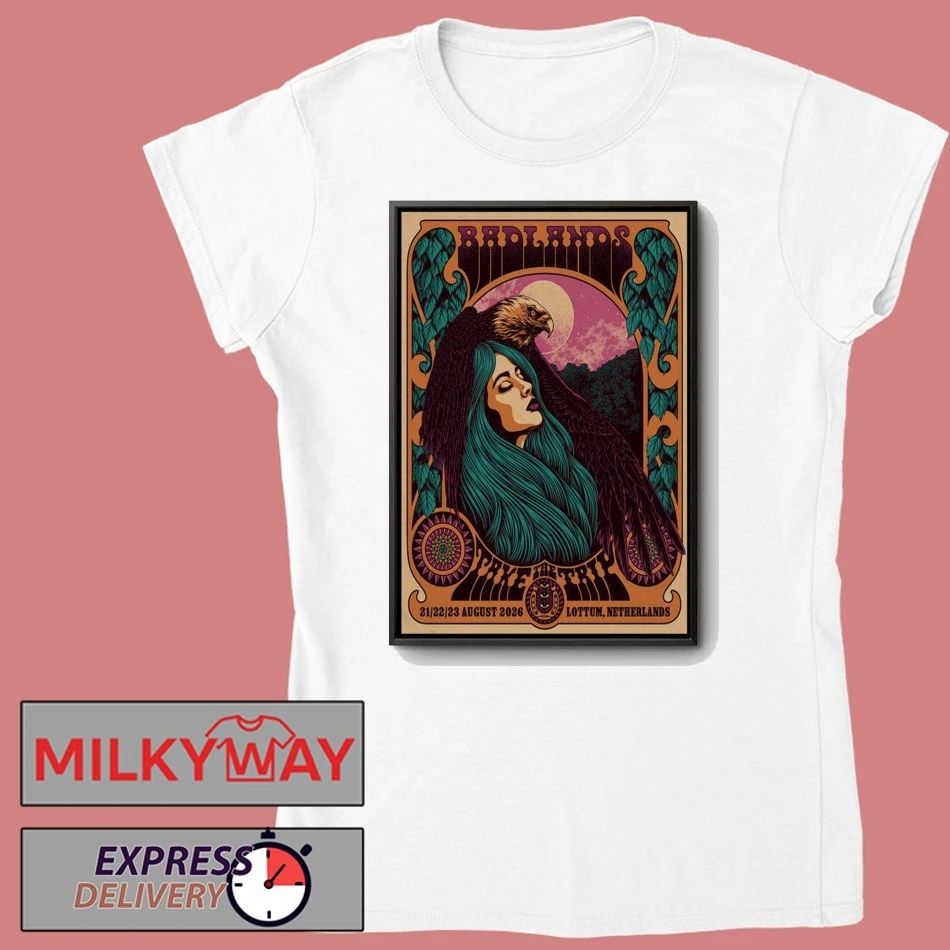 Badlands Festival Aug 21-23 2026 Lottum Netherlands Poster shirt