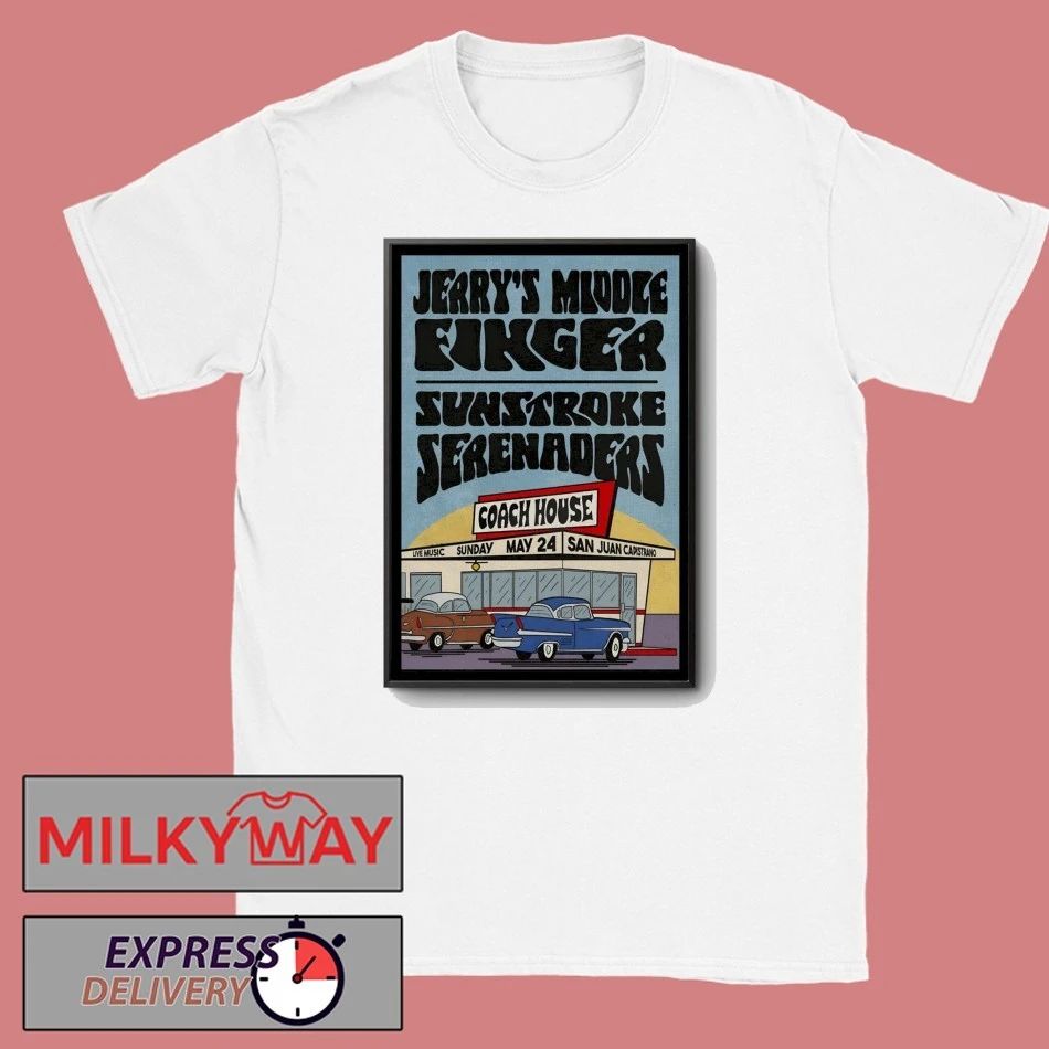 Jerry’s Middle Finger In San Juan Capistrano CA On May 24 2026 Tour Poster shirt