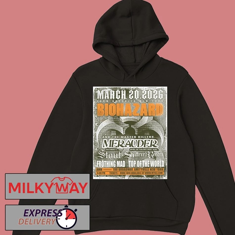 Biohazard Strong Island 2026 Shows At Amityville Music Hall March 20 21 2026 shirt