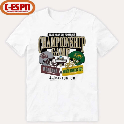 2026 Division III Football Championship Game 2 Teams Matchup Shirt