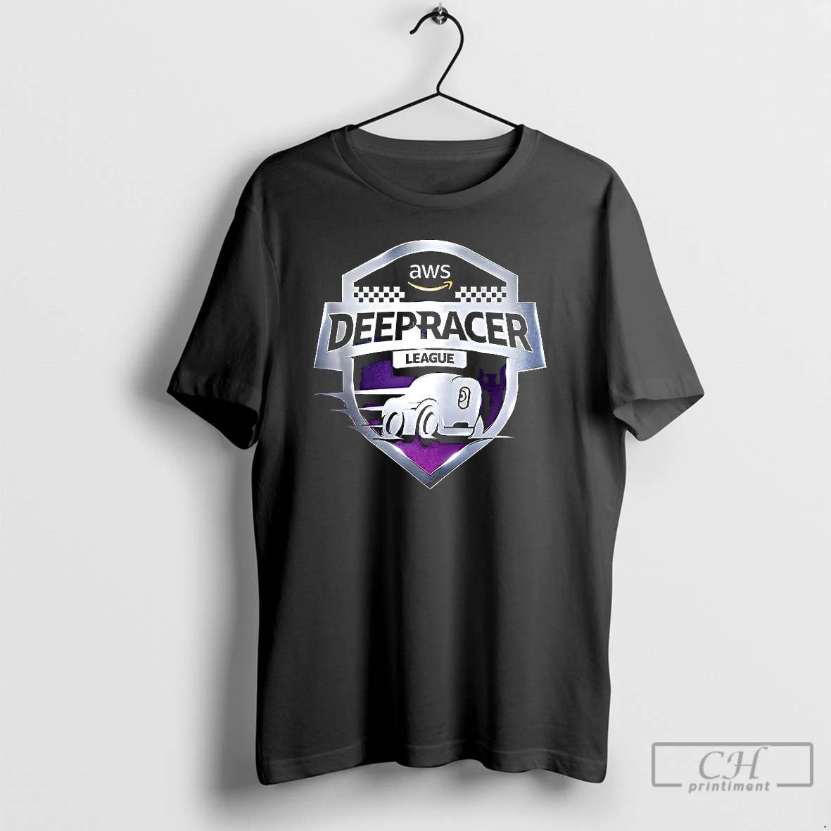 Classic Aws Deepracer Shield Logo T Shirts