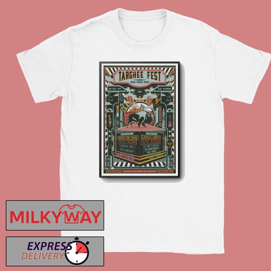 TOUR Poster Targhee Fest July 10–11 2026 Alta, WY LIMITED shirt