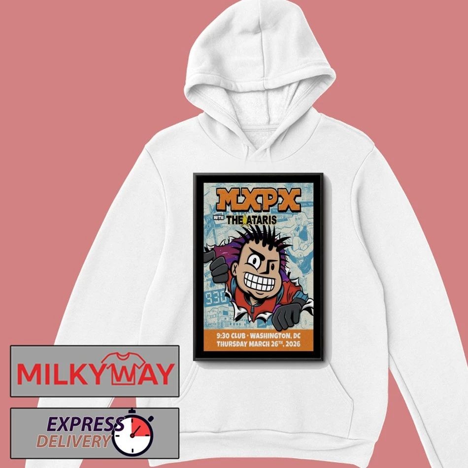 MxPx March 26 2026 9 30 Club Washington, DC Poster shirt