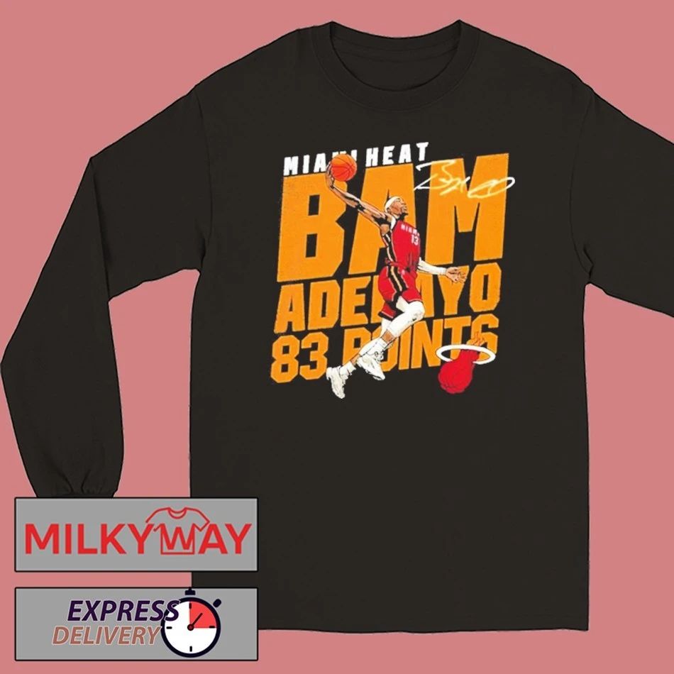 Bam Adebayo Miami Heat Adebayo 83 Points shirt