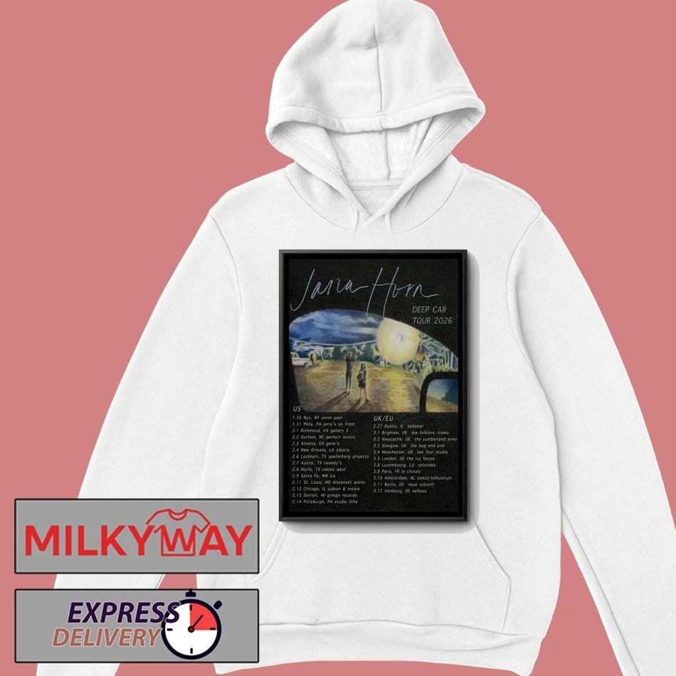 Poster Jana Horn 2026 Deep Car Tour shirt