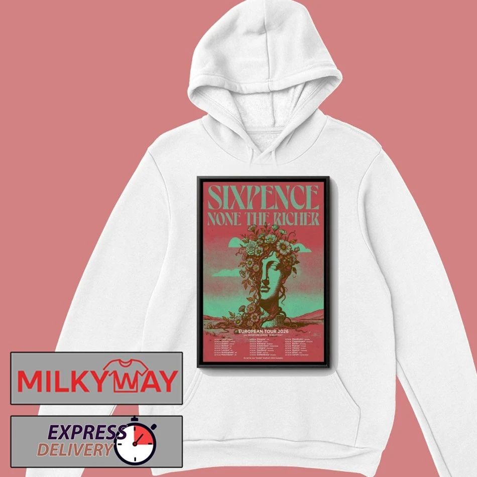 Sixpence None The Richer European 2026 Shows Poster shirt