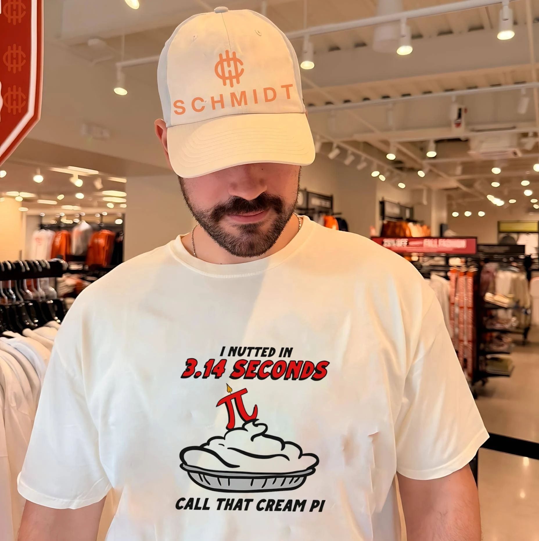I Nutted In 3.14 Seconds Call That Cream Pi shirt