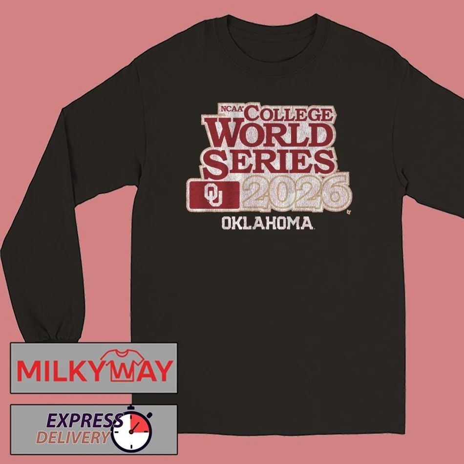 Oklahoma Baseball 2026 College World Series Shirt