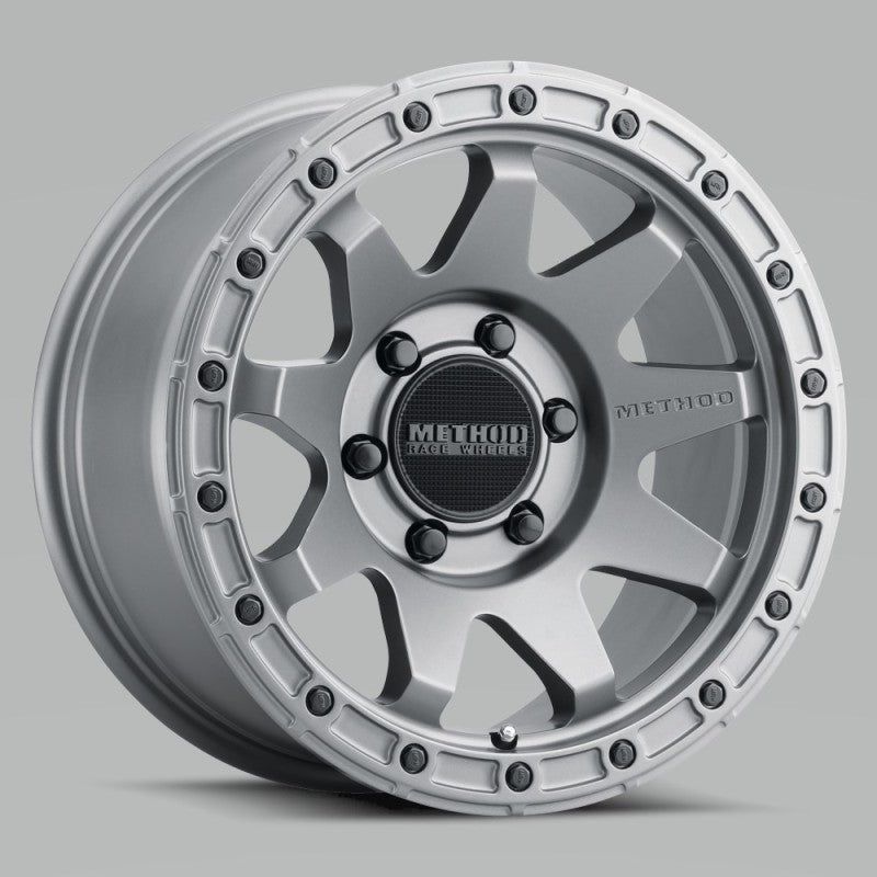 Method MR317 17×8.5 0mm Offset 6×5.5 106.25mm CB Matte Titanium Wheel