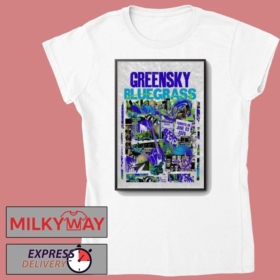 LIMITED Jun 03 2026 Greensky Bluegrass Poster Toronto, ON TOUR shirt