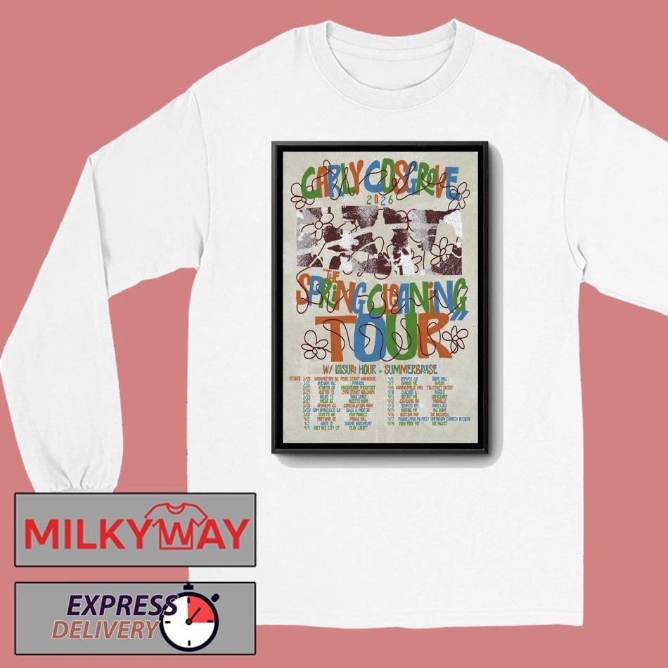 Carly Cosgrove Poster The Spring Cleaning Tour 2026 shirt