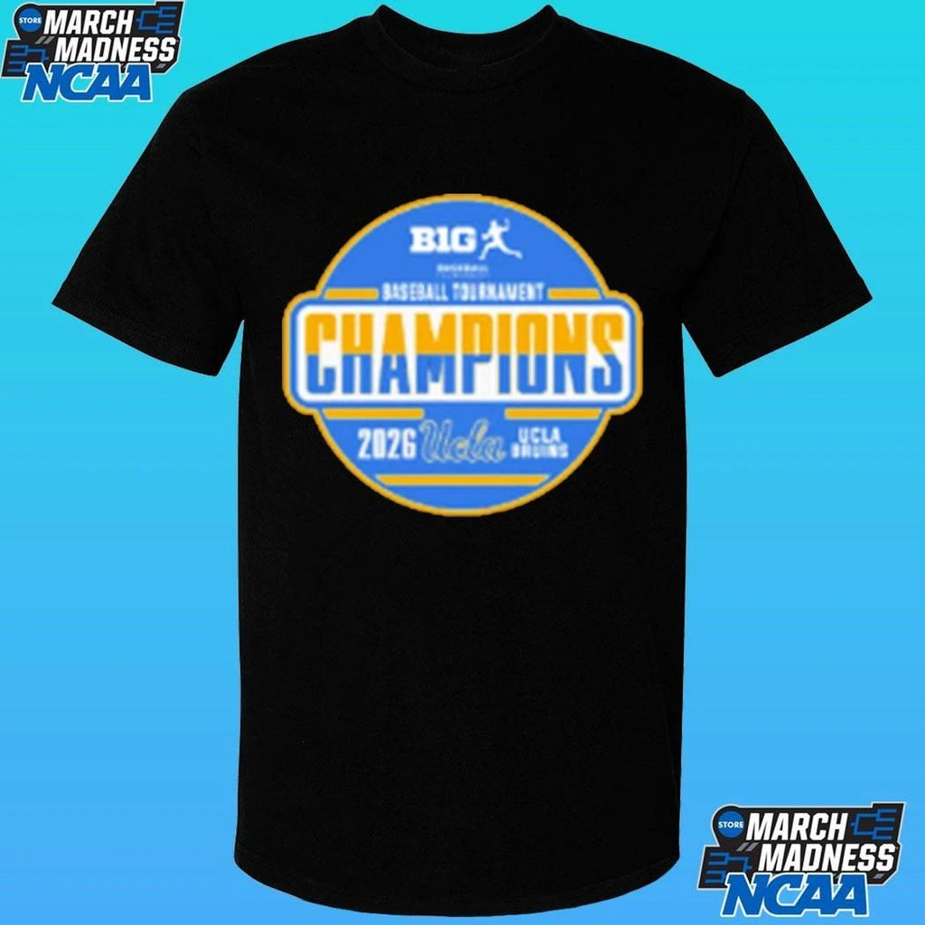 Ucla Bruins 2026 Big Ten Baseball Conference Tournament Champions Locker Room Shirt