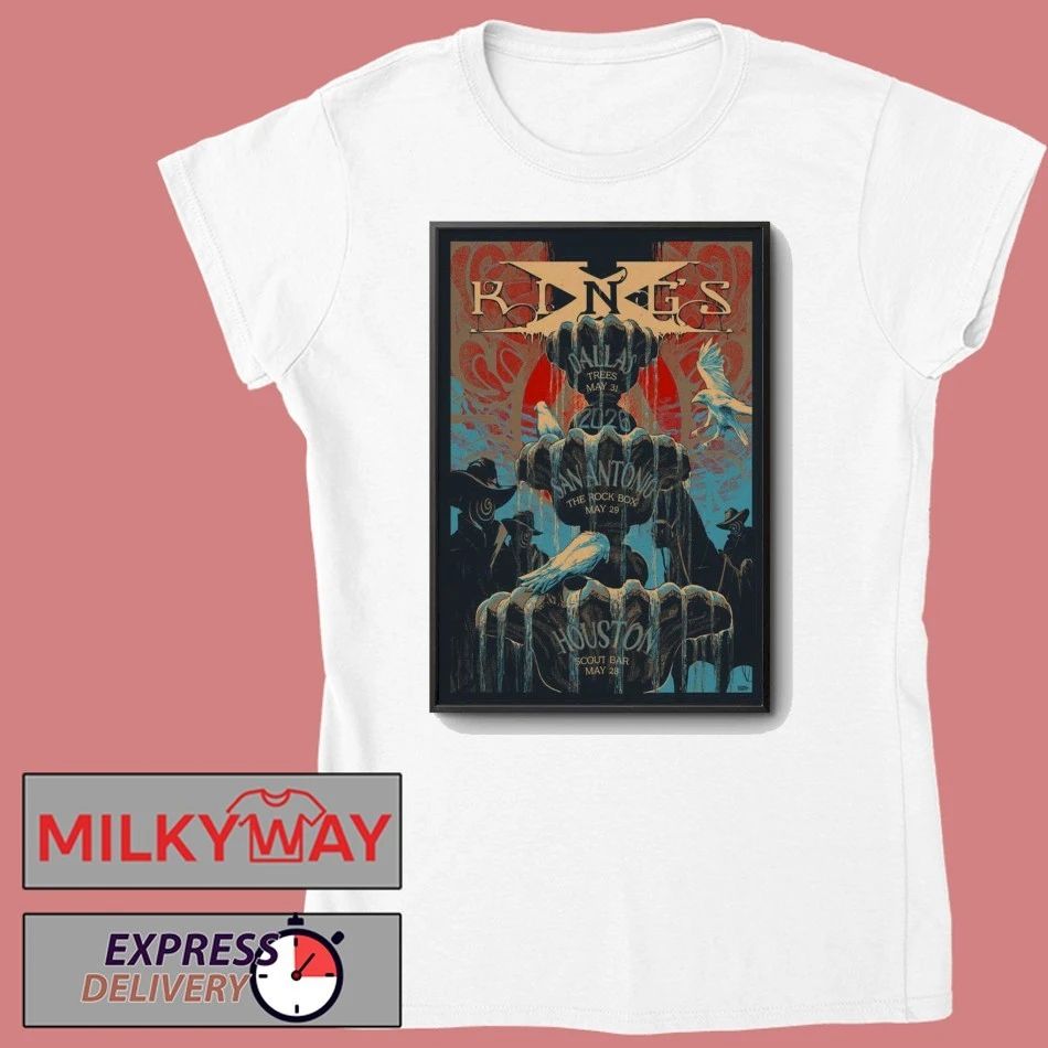 LIMITED King’s X May 29 2026 TOUR San Antonio Poster shirt