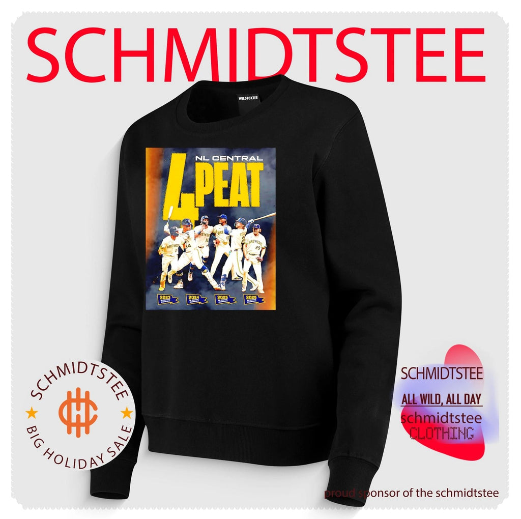 Milwaukee Brewers 4 Peat 2026 NL Central Champs Poster shirt