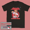 Anthrax Canada 2026 Tour Merch Tee No Man Mascot Canada Hockey Player Art Elbows Up T-Shirt