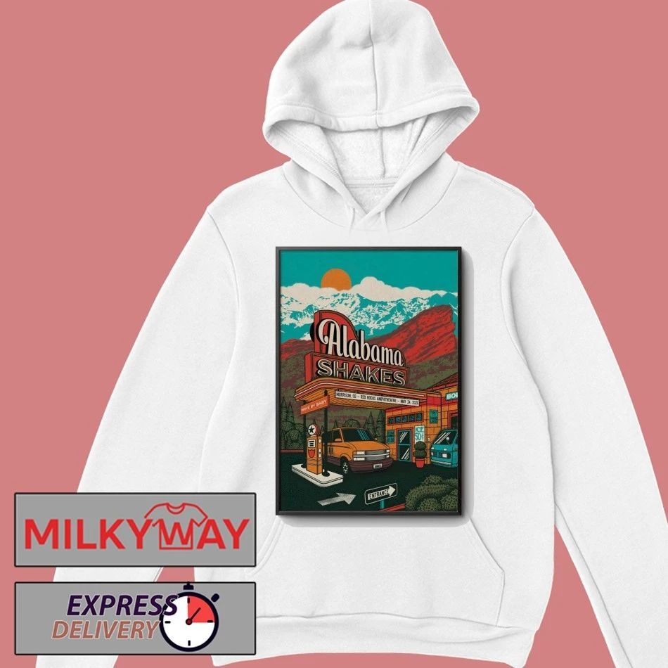 Alabama Shakes At Red Rocks Amphitheatre On May 24 2026 Poster shirt
