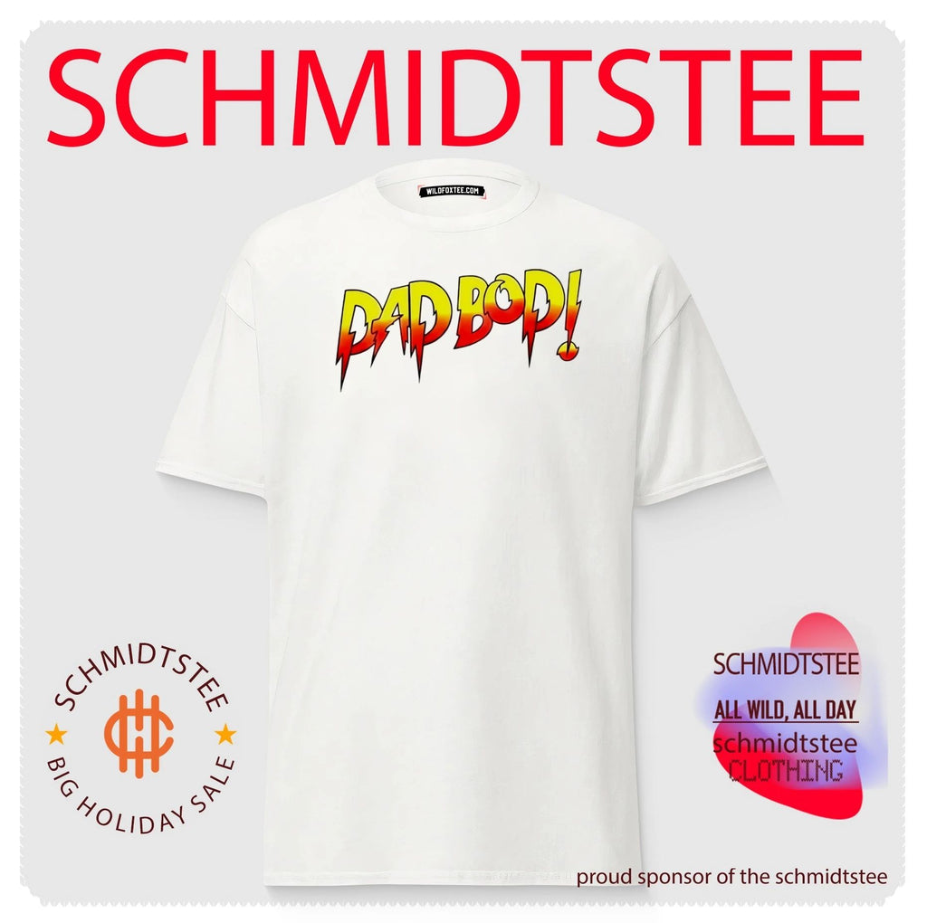 Dad Bod fire graphic shirt