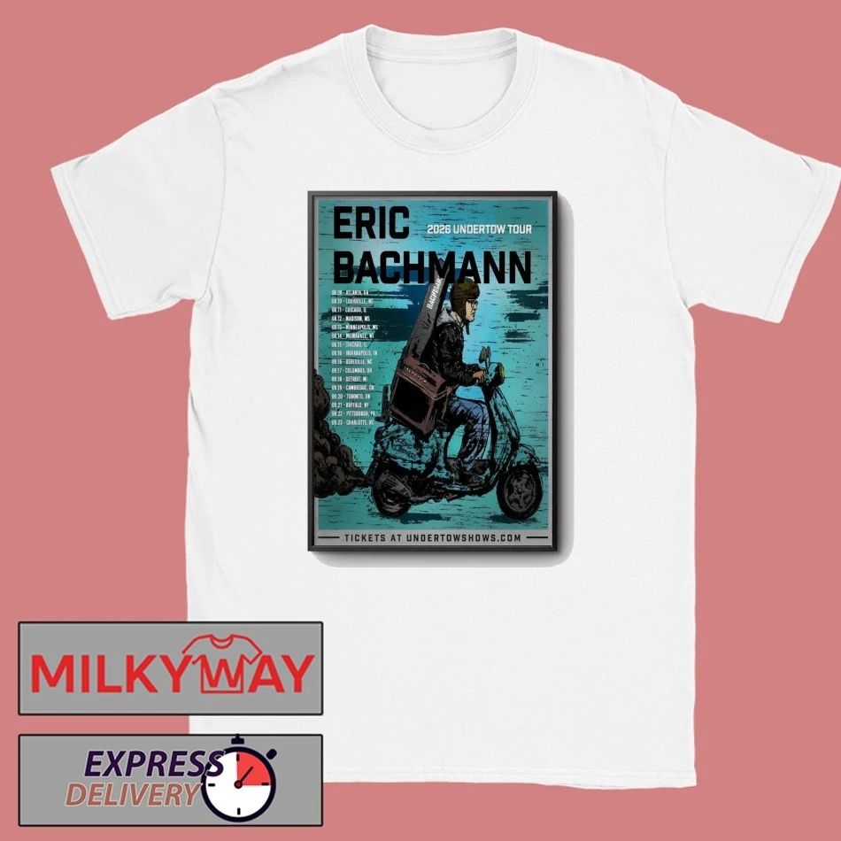 Eric Bachmann Undertow 2026 Tour Poster shirt
