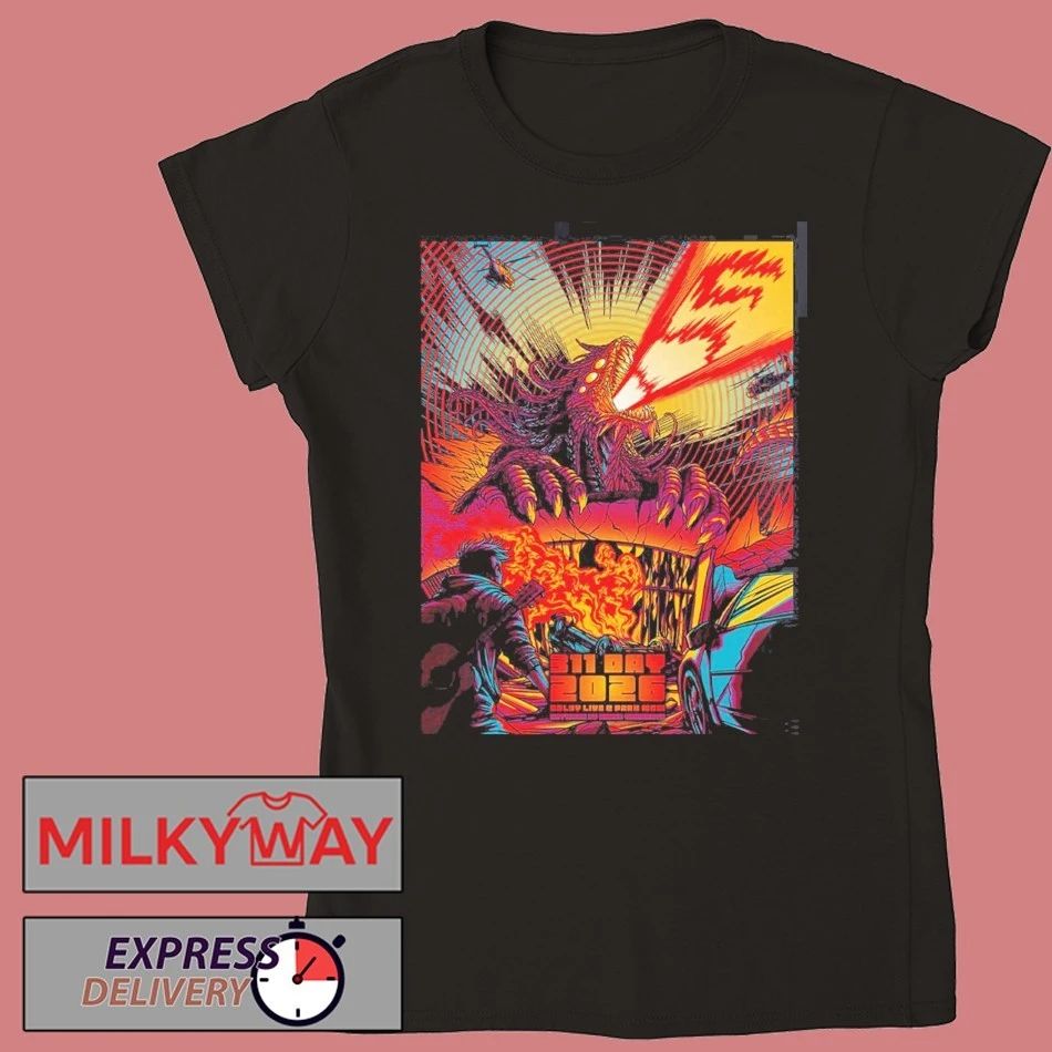 311 Band 311 Day Las Vegas Nevada 2026 Merch Poster Dolby Live At Park MGM On March 7-8 2026 Fire Monster Art T-Shirt