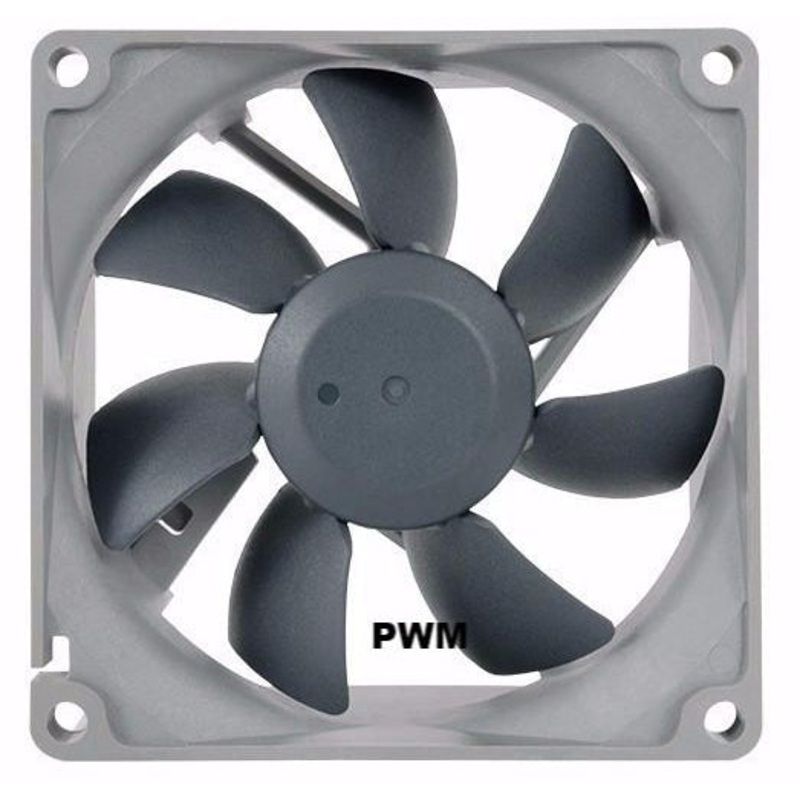 Noctua NF-R8 REDUX 80x80x25mm 12 Volt PWM Fan-NFR8R18P