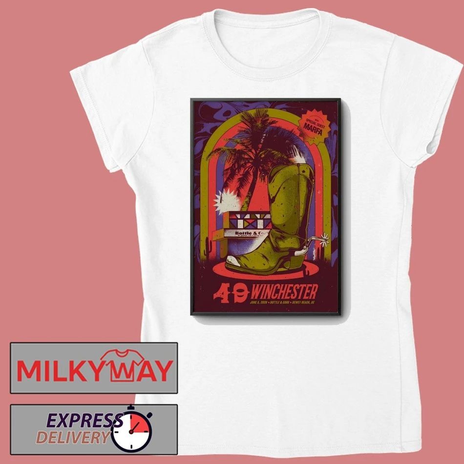 49 Winchester Jun 5 2026 Bottle and Cork in Dewey Beach DE Poster shirt