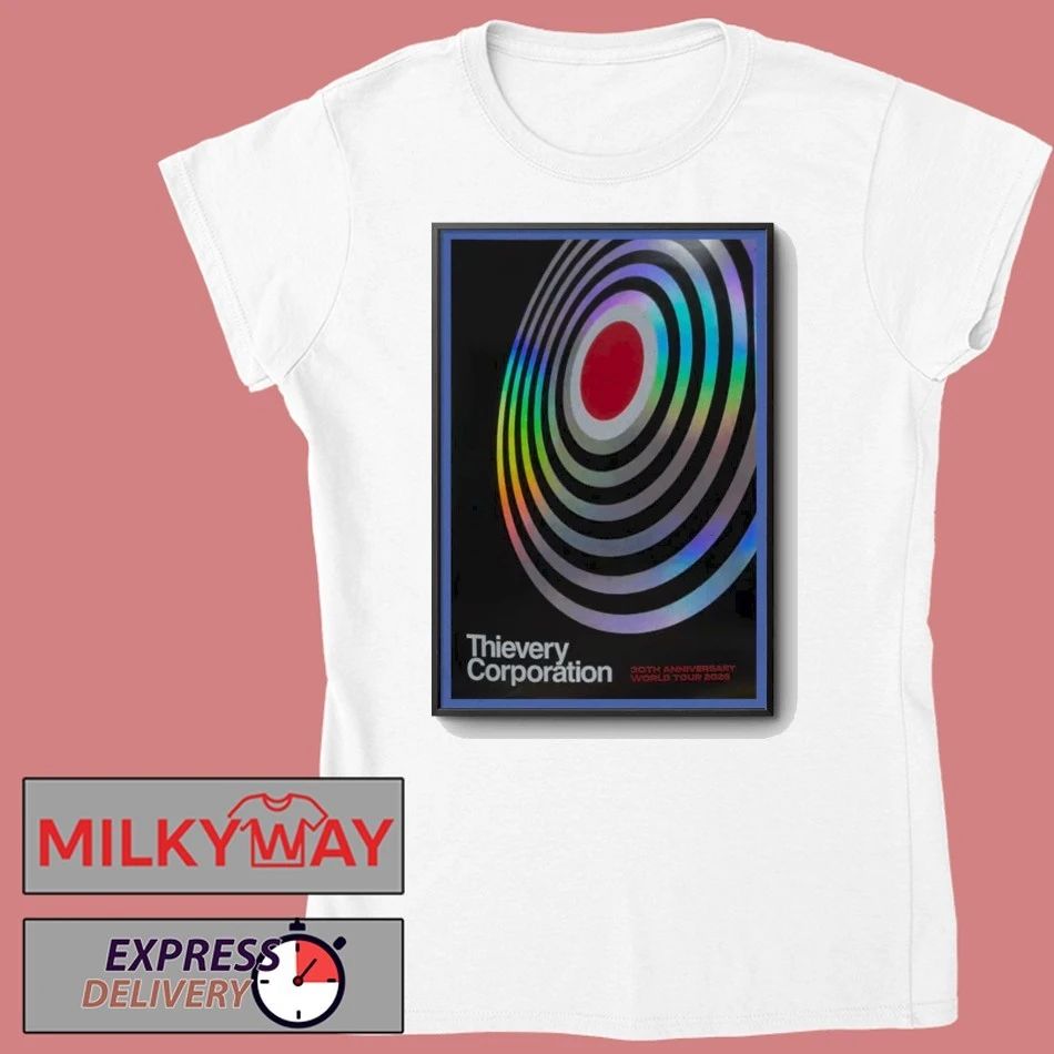 Poster Thievery Corporation 30th Anniversary World Tour 2026 shirt