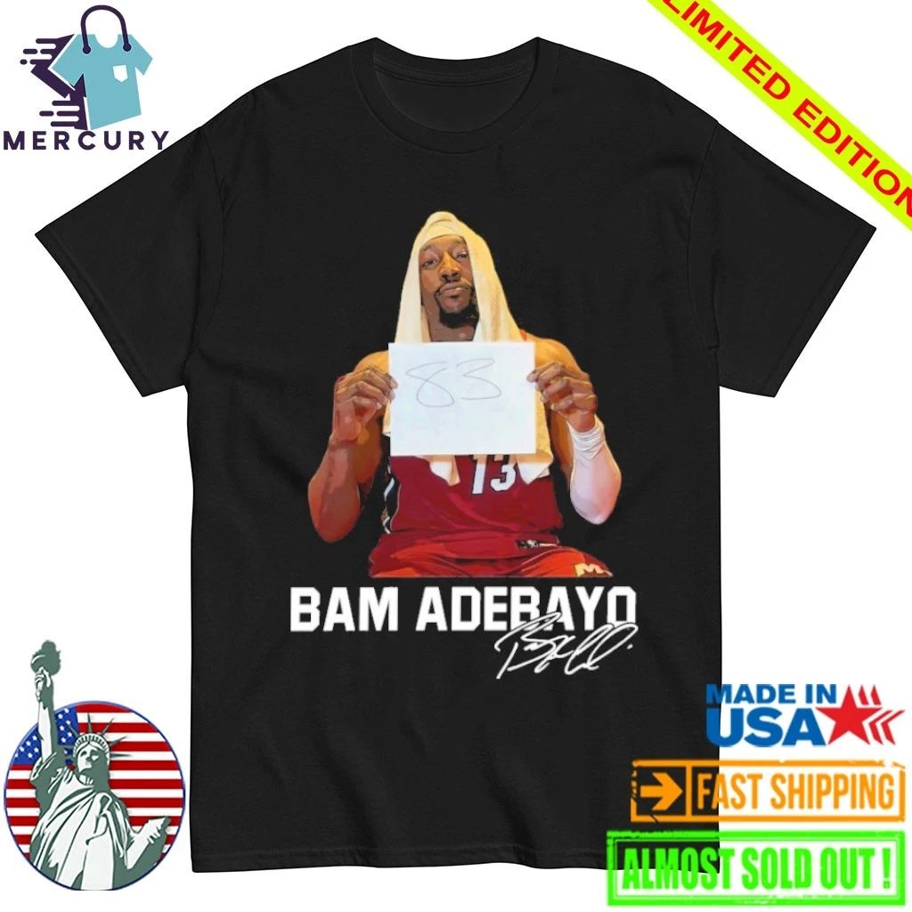 Miami Heat Bam Adebayo Scores 83 Points Signature Shirt