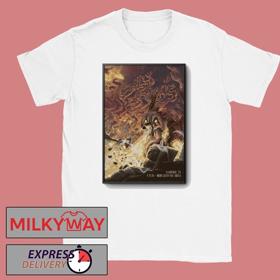Billy Strings Nashville TN On Feb 21 2026 Tour Poster shirt