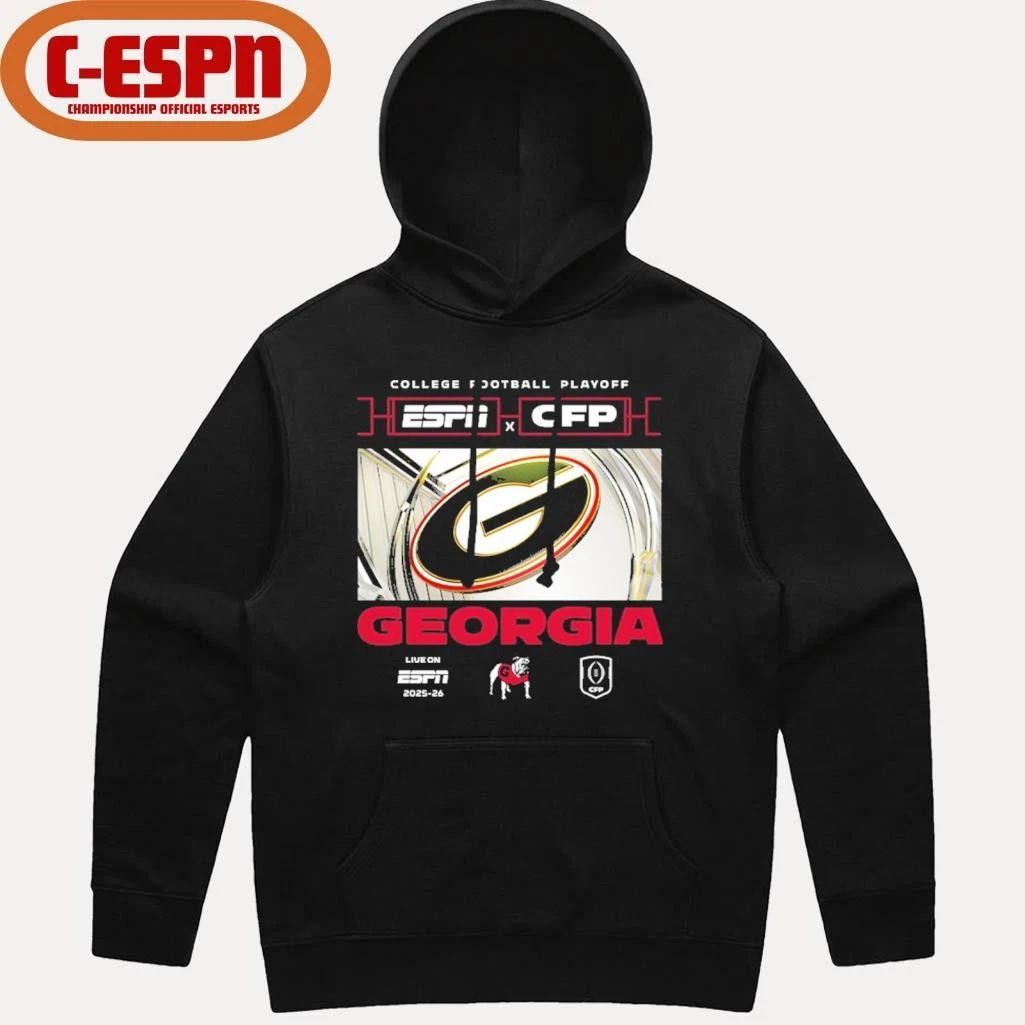 2025-26 CFP Georgia Bulldogs Window Shirt