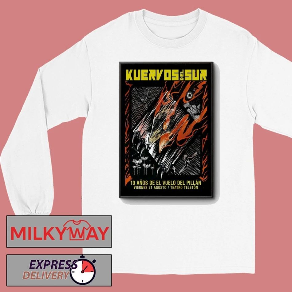 Kuervos Del Sur 8 21 2026 Santiago Chile Poster shirt