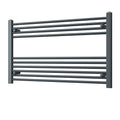 Zennor – Anthracite Heated Towel Rail – H600mm x W1000mm – Straight