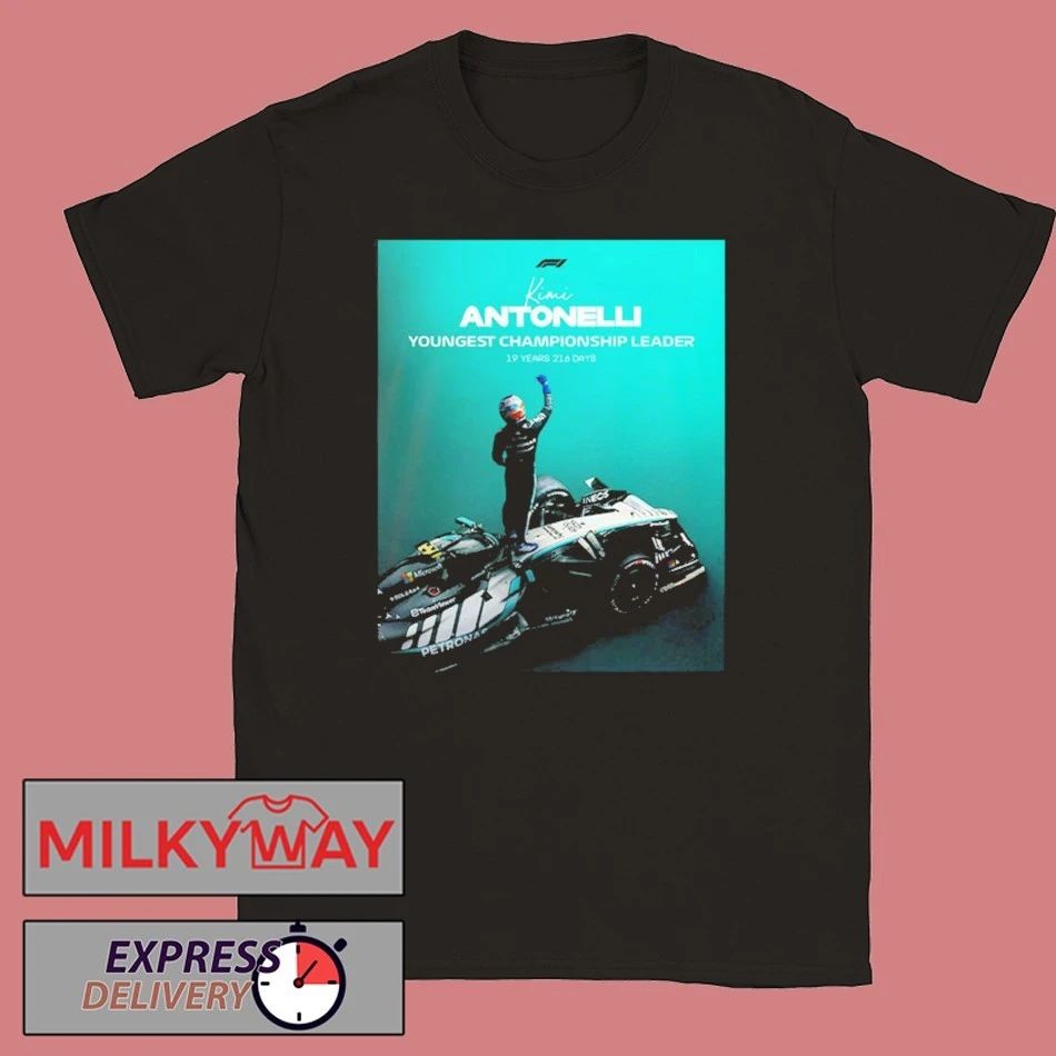 Congrats Kimi Antonelli Mercedes AMG Petronas F1 Youngest Championship Leader Japanese Grand Prix 2026 shirt