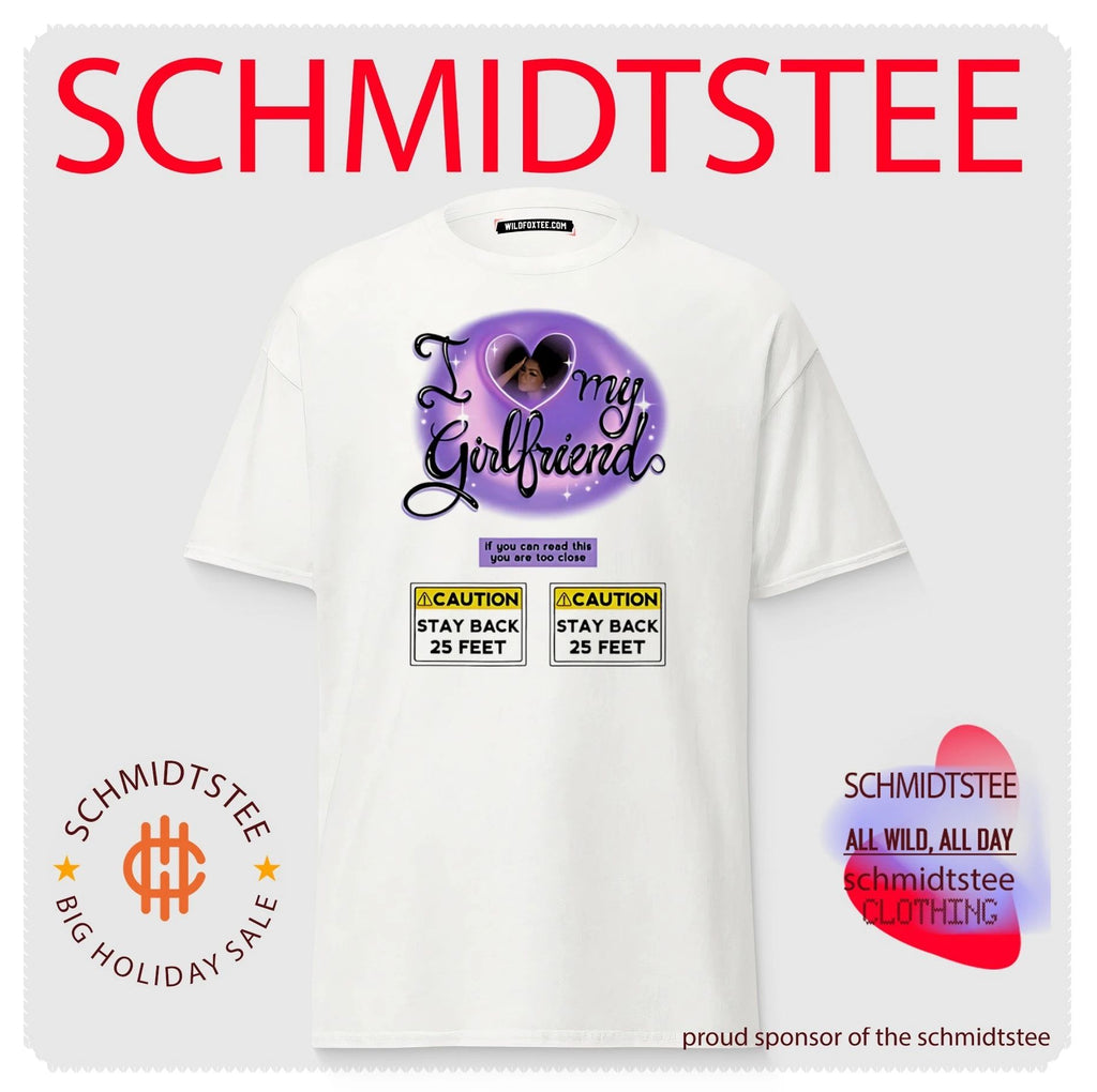 I love my girlfriend If you can read this you are too close graphic shirt
