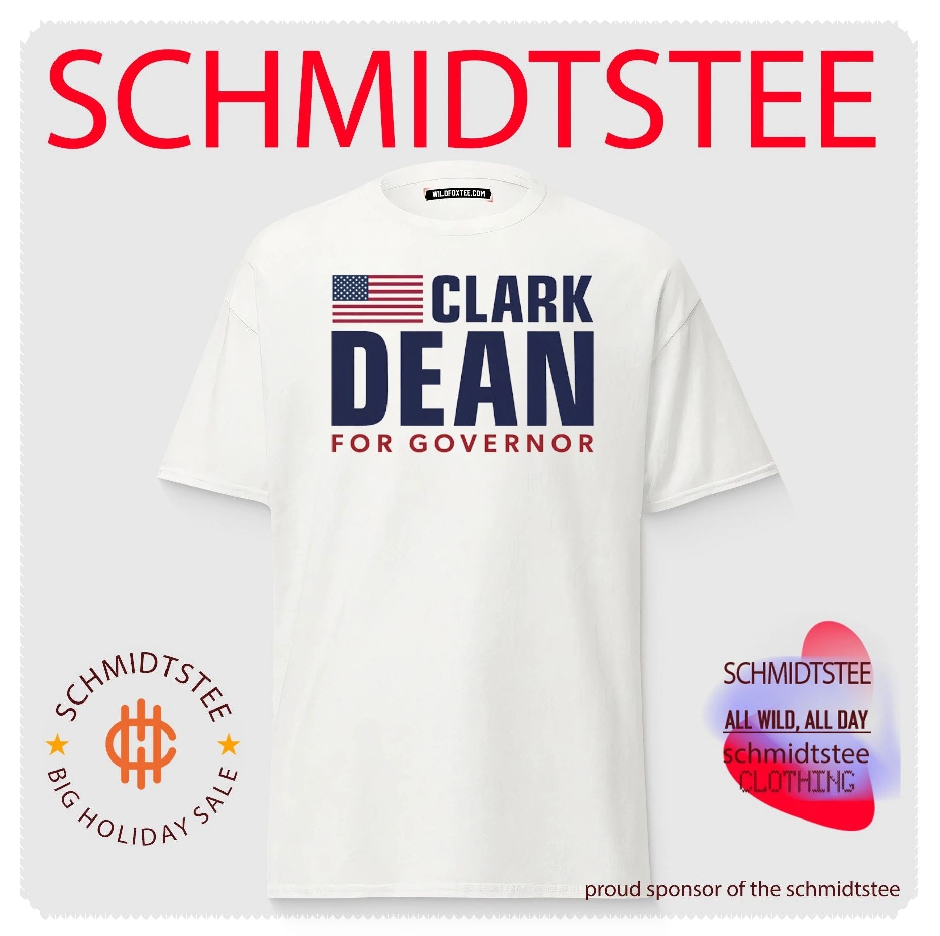 Clark Dean for Governor 2026 shirt