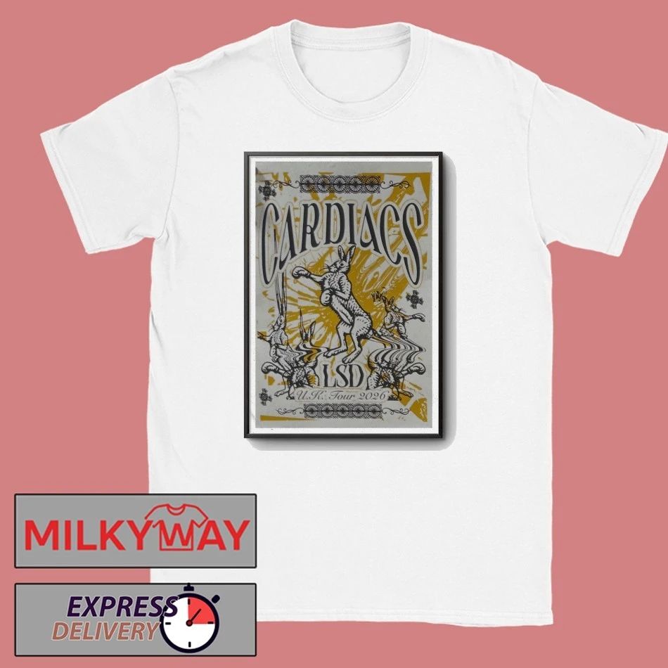 Poster U.K Tour 2026 Cardiacs shirt