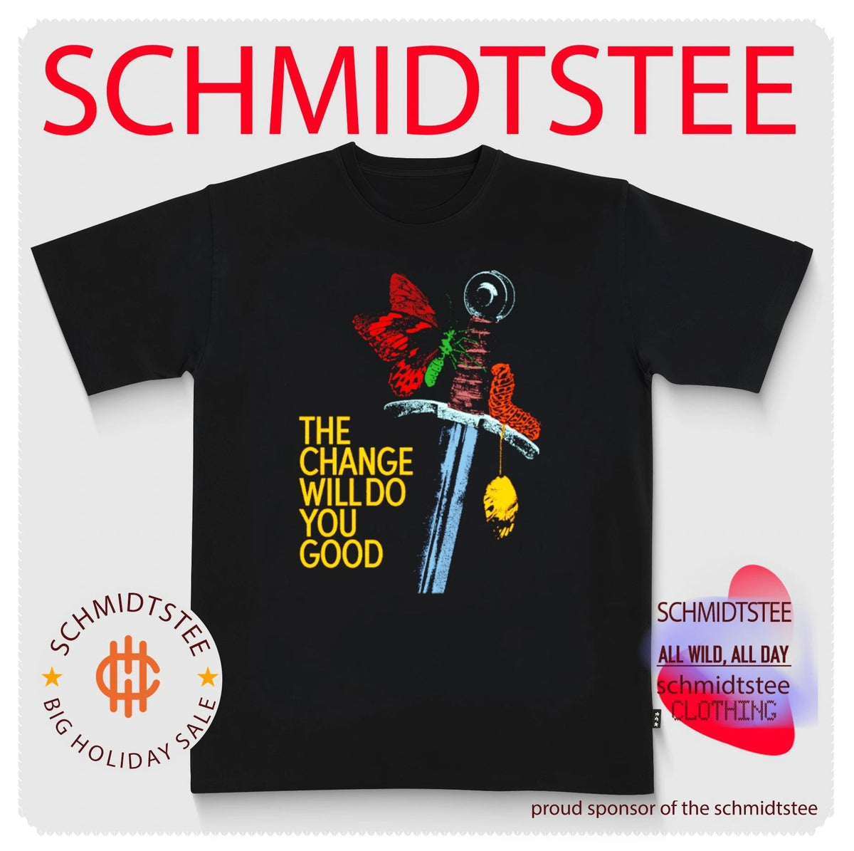 The Change Will Do You Good Butterfly and Sword shirt